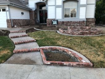 An image of brick masonry works in Fullerton, CA.