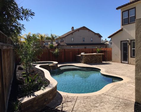 this image shows pool deck concrete fullerton