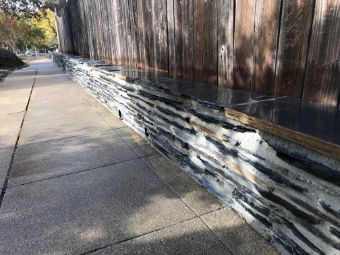 A picture of stone veneer in Fullerton.