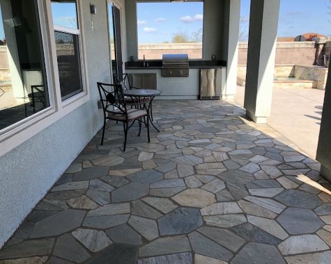 this picture shows stone patio fullerton